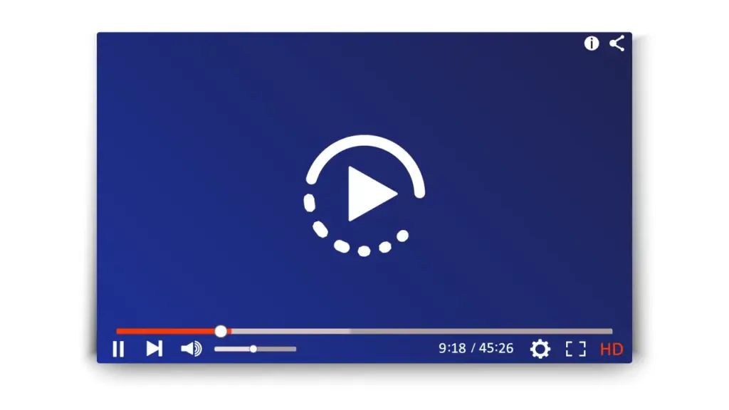 Buffering player video player buffering